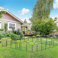 Load image into Gallery viewer, Dog Playpen, Wide 31.5"W Heavy-Duty Metal Puppy Play Pen, Pet Exercise Fences for Outside and Indoor, DIY Design with Door for Medium Dogs, 24 Panels, 31.5"H
