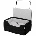 Charger l'image dans la visionneuse de la galerie, Dog Car Seat, Dog Booster Car Seat for Small Breeds Under 10kg, Portable Pet Travel Bed Detachable Washable with Adjustable Safety Leash, Storage Pockets, Grey
