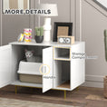 Load image into Gallery viewer, PawHut Cat Litter Box Enclosure, Kitty Litter Box Furniture with Scratching Pad, Storage, Hidden Litter Box End Side Table for Living Room, Bedroom, 31.5" x 20" x 24", White
