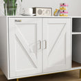 Load image into Gallery viewer, PawHut Cat Litter Box Enclosure, Kitty Litter Box Furniture with Scratching Pad, Storage, Hidden Litter Box End Side Table for Living Room, Bedroom, 31.5" x 20" x 24", White
