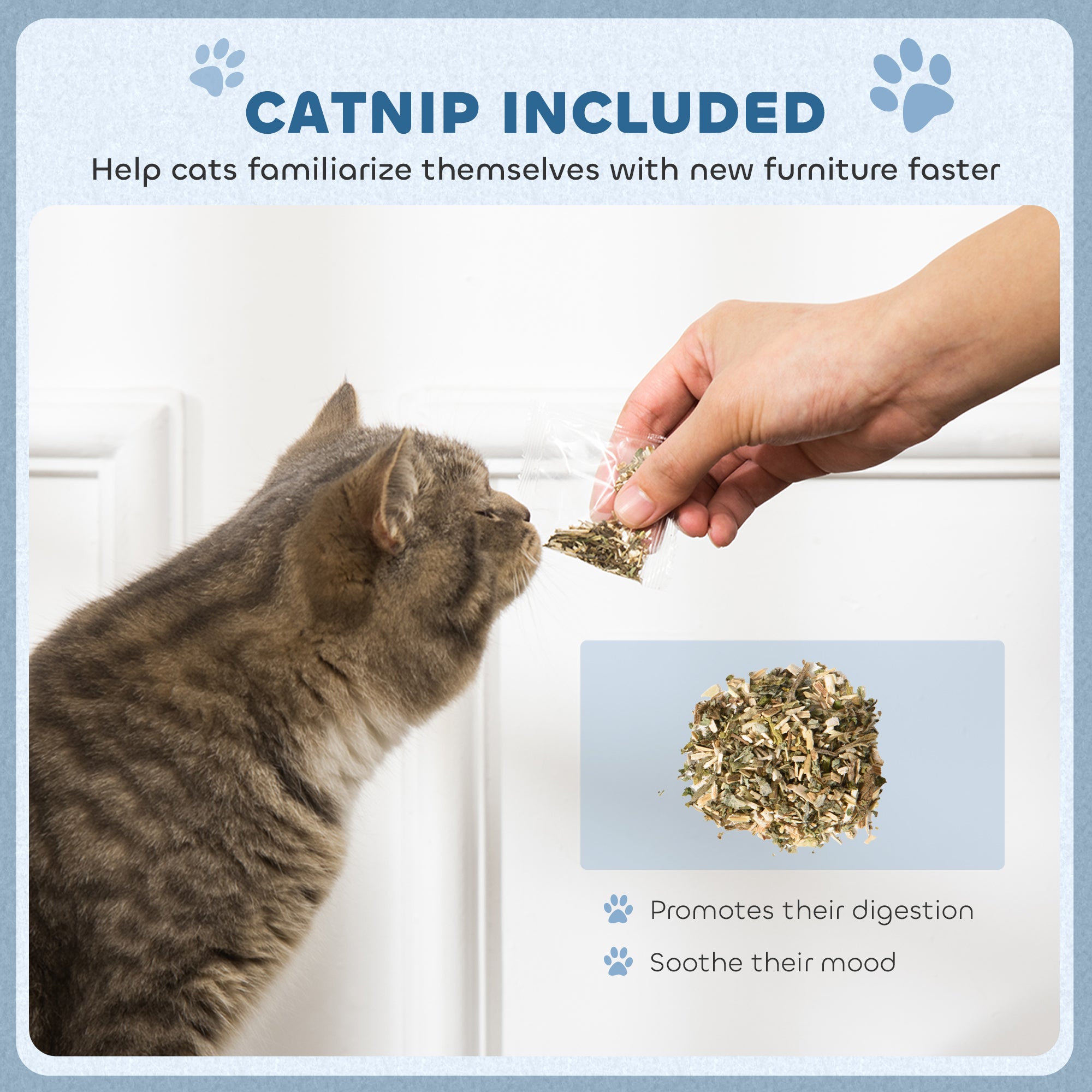 Cat Scratcher, 2-in-1 Cat Scratching Board with Catnip, Cardboard Lounge for Indoor Cats
