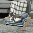 Load image into Gallery viewer, Cat Scratcher, 2-in-1 Cat Scratching Board with Catnip, Cardboard Lounge for Indoor Cats
