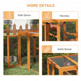 Load image into Gallery viewer, Wooden Chicken Run Hen Coop House Combinable Design Outdoor Use with Perches, for 1-3 Chickens, Ducks, 140 x 84 x 80cm
