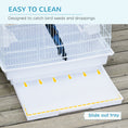 Load image into Gallery viewer, 36" Bird Cage for Finches, Canaries Budgies, Parrot Cage with Accessories, Handle, White
