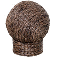 Load image into Gallery viewer, PawHut Handwoven Elevated Cat Bed with Soft Cushion & Cat Egg Chair Shape, Cat Basket Bed Kitty House with Stand, Raised Wicker Cat Bed for Indoor Cats, 23.5" H, Gray

