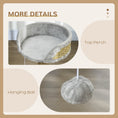 Load image into Gallery viewer, Small Cat Tree with Scratching Post, Perch, Toy Ball, Cat Tower for Indoor Cats - 16" x 16" x 19", Grey
