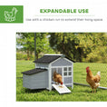 Load image into Gallery viewer, Chicken Coop, Compact Wooden Hen House with Pull-Out Metal Tray, Nesting Box, for 1-2 Chickens
