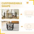 Load image into Gallery viewer, Dog Playpen, 30"H Pet Playpen, 5 Panels Puppy Exercise Pen Heavy Duty with Dog Gate & Cat Door, Indoor Outdoor Foldable Portable Dog Fence for Small & Medium Dogs
