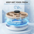 Charger l'image dans la visionneuse de la galerie, 6 Meal Automatic Cat Feeder, Cordless Timed Feeder for Dry and Wet Food, Cat Dog Food Dispenser with 1 Ice Pack, Battery Powered with LED Display,  for Kitty and Small Dogs
