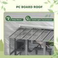 Load image into Gallery viewer, PawHut Catio Outdoor Cat Enclosure, Large Cat House, Wooden Cat Window Box with Scratching Posts, Weather Protection Roof for 1-2 Kitties, Resting Boxes, 68" x 35.5" x 70.5", Gray

