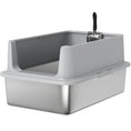 Charger l'image dans la visionneuse de la galerie, Stainless Steel Cat Litter Box, XL Kitty Litter Box for Big and Multiple Cats with High Wall Side, Scoop, Anti-Leakage, Easy Cleaning & Odor Free
