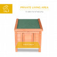 Load image into Gallery viewer, Small Wooden Rabbit Hutch Bunny Cage Guinea Pig Cage Duck House Dog House with Openable & Waterproof Roof, for Rabbits, Chickens, Ducks, Natural
