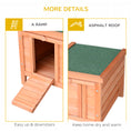 Load image into Gallery viewer, Small Wooden Rabbit Hutch Bunny Cage Guinea Pig Cage Duck House Dog House with Openable & Waterproof Roof, for Rabbits, Chickens, Ducks, Natural
