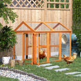 Load image into Gallery viewer, Large Chicken Run, Wooden Chicken Coop, Pet Playpen w/ Combinable Design - Orange
