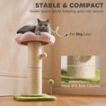 Load image into Gallery viewer, Cat Tree, Flower Cat Scratching Post with Thick Sisal Post, Dangling & Spring Balls, Bed, Kitty Activity Centre for Indoor Kittens, Stable Structure, Easy to Assemble, Pink
