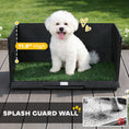 Load image into Gallery viewer, Dog Grass Pad with High Walls and Tray, Indoor Potty Tray for Puppy Training, Pee Pad Holder with Artificial Grass and Drainage for Indoor Outdoor Use, 30" x 20" x 14"
