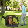 Load image into Gallery viewer, Pop Up Dog Tent for Extra Large and Large Dogs, Portable Pet Camping Tent with Carrying Bag for Beach, Backyard, Home, Green

