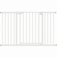 Load image into Gallery viewer, 30"-51" Baby Gate, 30"H Pet Gate with 3 Extension Kit, Auto-Close, Two-Way Open, Pressure Mounted for Stair, Doorways and Hallways, Black
