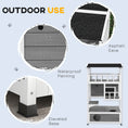 Load image into Gallery viewer, PawHut Wooden Outdoor Cat House, Feral Cat Shelter Kitten Condo with Asphalt Roof, Escape Doors, Condo, Jumping Platform, Light Gray
