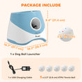Load image into Gallery viewer, Automatic Dog Ball Launcher with 5 2.3" ETPU Balls, Dog Ball Thrower with 3 Distance Settings (20/33/46 ft), Indoor Outdoor Interactive Toy for Small Medium Breeds, Blue
