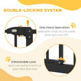 Load image into Gallery viewer, Pressure Fit Dog Stair Gate No Drilling Safety Gate Auto Close for Doorways, Hallways, 74-100cm Adjustable, 78cm Tall, Black

