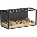 Load image into Gallery viewer, Hamster Cage Steel Frame Chewproof, Large Rat Cage with Openable Top, Deep Burrow, Transparent Small Animal Habitat for Dwarf Syrian Hamster, Gerbil, Rats, 105L x 51W x 53H cm
