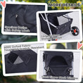Load image into Gallery viewer, Dog Stroller, One-click Folding Pet Stroller with Cup Holder, 4 Wheels Travel Carrier w/ Brakes, 360° Swiveling Front Wheels, Storage Basket, for XS/Small Dogs Cats, Black
