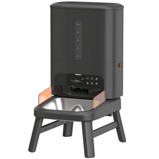 Automatic Dog Feeder Large Breed, 15L/63 Cups Anti-Clog Dog Food Dispenser for Large Kibble up to 23mm, Elevated Design,  Dual Power, Easy to Set Up