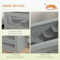 Load image into Gallery viewer, Wooden Hamster Cage Mouse Mice Rodent Small Animals Hutch Exercise Play House 60 x 35 x 42cm, Grey
