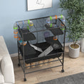 Load image into Gallery viewer, Large Hamster Cage with 7" Deep Tray, 43" Rolling Gerbil Cage with Storage Shelf, Big Exercise Wheel, Tube System, Hut, Platforms, Ramps, for Syrian, Gerbil, Rat
