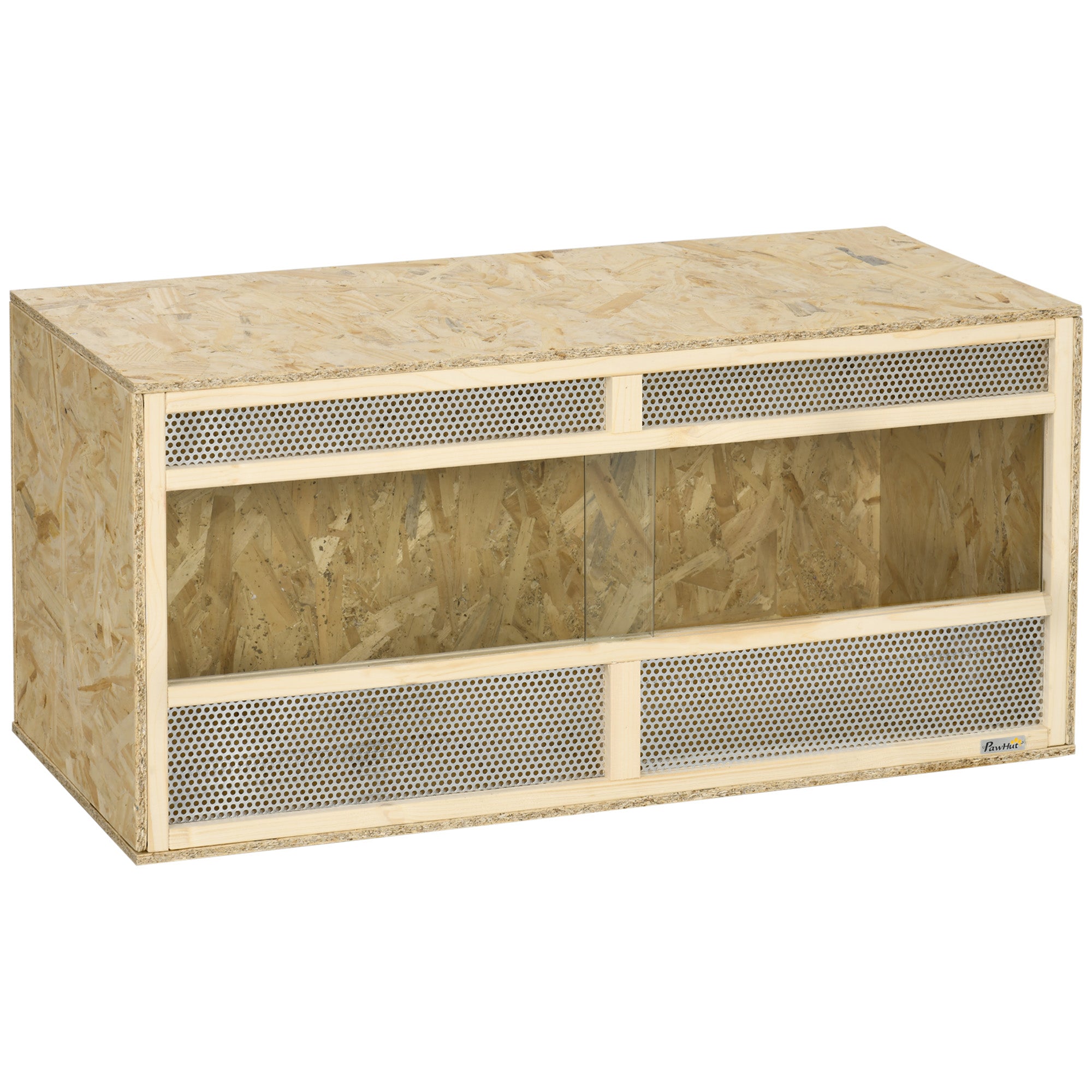 Reptile Terrarium, 58 Gallon Reptile Tank w/ Transparent Sliding Doors, Breathable Mesh for Bearded Dragon, Lizards, Horned Frogs, Snakes and Chameleons, 39" x 18.5" x 18.5"