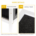 Load image into Gallery viewer, 54" 2-Story Large Rabbit Hutch Bunny Cage Wooden Pet House Small Animal Habitat with Lockable Doors, No Leak Tray and waterproof Roof for Rabbits, Chickens, Ducks, Outdoor/Indoor Dark Gray
