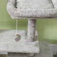 Load image into Gallery viewer, 53" Cat Tree, Multi-Level Cat Tower for Indoor Cats with Sisal Scratching Posts, Cat Condo, Beds, Platforms, Ramp, Toy Balls, Cat Activity Center, Light Grey
