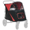 Load image into Gallery viewer, Dog Stroller Rain Cover, Cover for Dog Pram Stroller, Buggy for Large, Medium Dogs w/ Rear Entry

