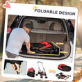 Load image into Gallery viewer, Dog Pram Dog Stroller 3 in 1 Pet Pushchair Detachable Design with Universal Wheels, Brake for Small Miniature Dogs - Red
