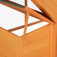 Load image into Gallery viewer, Chicken Run, Wooden Chicken Coop with Nesting Box, Openable Roof for 4-8 Chickens, Rabbits, Ducks, for Garden - Orange
