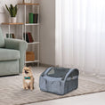 Load image into Gallery viewer, Pet Carrier Folding Bag Car Seat Cat Dog Puppy Kennel Portable Travel Cage Tote Case Mesh Holder House Grey
