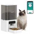 Load image into Gallery viewer, Automatic Cat Feeder w/ Stainless Steel Bowl, 4.5L WiFi Cat Food Dispenser with Timer Up to 10 Meals, Voice Recorder, Programmable Auto Pet Feeder with Portion Control, for Multi-Kittens

