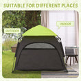 Load image into Gallery viewer, Foldable Dog Cat Tent, Portable Pet Playpen with Water-Resistant Oxford Cloth, Carry Bag, Exercise Tent for Extra Large Dog, Cat, Indoor Outdoor Use, Green

