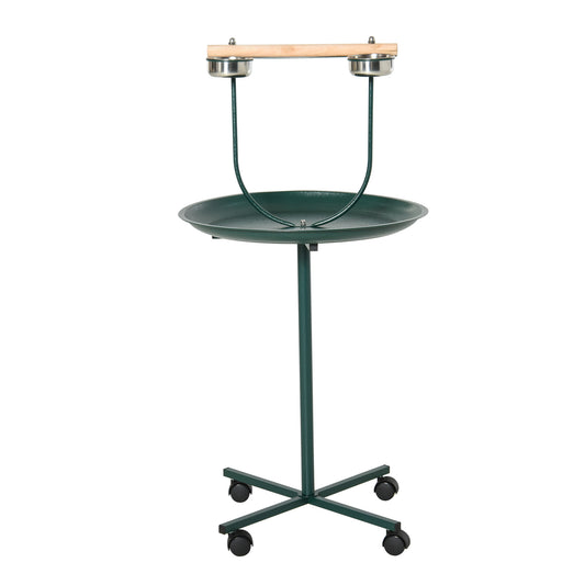 48" Rolling T-Stand Bird Training Activity Playground With Perch