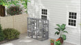 Load and play video in Gallery viewer, Outdoor Cat Enclosure w/ 6 Jumping Platforms & Weatherproof Roof, 59"x28"x60", Gray
