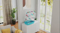 Load and play video in Gallery viewer, Hamster Cage with 4-Tier Twin Tower, Tubes & Wheel, 22.8"x14.2"x25.6", Light Blue
