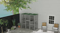 Load and play video in Gallery viewer, Large Catio Enclosure, Weatherproof Cat House w/ Asphalt Roof, 6 Jump Platforms, Grey
