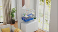 Load and play video in Gallery viewer, 4-Tier Hamster Cage with Tunnel System, Exercise Wheel, Hideout, 30.7"x17.7"x28.7", Blue
