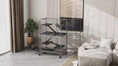 Load and play video in Gallery viewer, 5-Tier Rolling Small Animal Cage, Deluxe Guinea Pig Cage, Ferret Cage for Mink Chinchilla Kitten Rabbit, Small Pet Play House with Hammock Platform, Ramp, Tray, Grey

