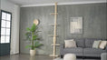 Load and play video in Gallery viewer, 89"-108"H Adjustable Cat Tree with Scratching Post, 5-Tier, Anti-Tip Kit, Cream White
