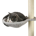 Load image into Gallery viewer, 4Pcs Cat Wall Shelf with Scratching Post, Cat Wall Shelves for Relaxing, Climbing, Cat Wall With Soft Ladder, Hammock, Play Balls, Grey
