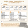 Load image into Gallery viewer, 4 Piece Cat Shelves, Cat Wall Furniture with Hammock, Scratching Posts, Soft Ladder, Steps, Jump Platforms, Cat Wall Shelves for Indoor Cats - Grey
