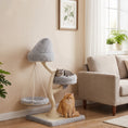 Load image into Gallery viewer, Modern Cat Tree Tower 115 cm Branch Design with Washable Beds, Cat Tower with Sisal Scratching Post, Holds 1 Cat up to 6kg
