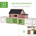 Load image into Gallery viewer, 114" Chicken Coop Modern Living Hen House DIY 3 Shape Rabbit Hutch 2-tier Poultry Cage Pen Outdoor Backyard Customization Runs
